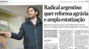 Nicolas del Caño do PTS tem matéria publicada na Folha de São Paulo