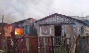 Casas são incendiadas durante reintegração de Posse da Ocupação Progresso em Porto Alegre
