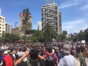 Chile: Começa uma nova manifestação na Praça Itália em Santiago
