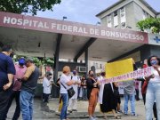 Abraço ao Hospital de Bonsucesso reúne centenas de trabalhadores