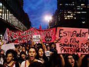 Dezenas de milhares de mulheres tomam as ruas no país contra a cultura do estupro