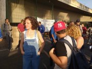 Flavia Valle em solidariedade aos trabalhadores da Vallourec