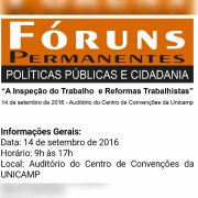 Fórum na Unicamp discutirá direitos do trabalho