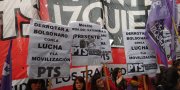 Frente de Esquerda realiza ato na Argentina contra Bolsonaro, golpismo e as reformas