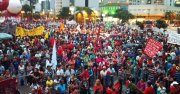 Em meio à repressão no Paraná um primeiro de maio contra Dilma e os ajustes