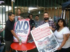 Em Buenos Aires: o PTS colaborou com o fundo de luta dos trabalhadores da AGR-Clarín