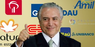 Empresários ‘mais importantes' do Brasil vão até Temer e dão apoio a cortes de direitos