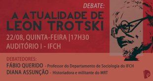 Fábio Querido e Diana Assunção debatem a atualidade de Trotski no IFCH - Unicamp
