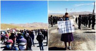 Peru: Aumenta a luta camponesa contra a mineradora Glencore-Antapaccay na província de Espinar Cusco