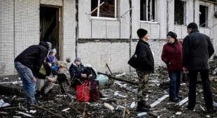 Primeiro dia de invasão russa deixa 137 mortos e 316 feridos, afirma presidente ucraniano