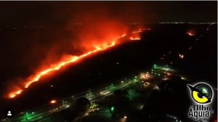 URGENTE: Incêndio toma terras indígenas e Parque Boca da Mata no RN