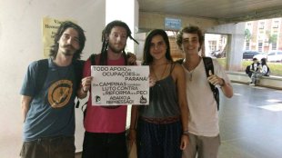 Estudantes da Unicamp e da PUCCamp em solidariedade as ocupações do Paraná e em todo país
