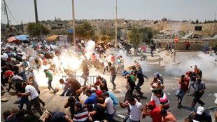 Três palestinos mortos e centenas de feridos após a brutal repressão do Exército israelense
