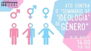 Ato contra seminário LGBTQIfóbico e machista promovido pela PUC-RIO tem ampla repercussão