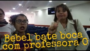 Assista vídeo: Bebel bate boca com professora "O"