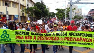 Dois mil trabalhadores (as) ocupam as ruas de Campina Grande (PB) no 22 M na jornada nacional de lutas
