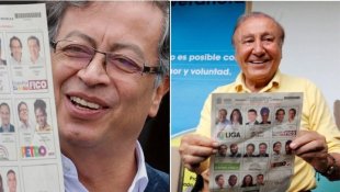 Outsider Rodolfo Hernández vai com Gustavo Petro ao segundo turno das eleições presidenciais da Colômbia