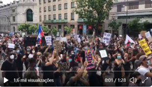 VÍDEO: Barcelona e Madrid começam o dia com as ruas lotadas contra o racismo