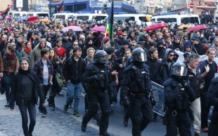 Protestos na Alemanha: 20.000 manifestantes em Frankfurt