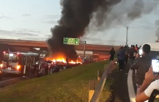 Rodovias importantes fecham em Campinas na greve geral