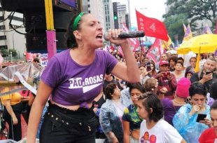Maíra Machado: "Chega de mulheres e crianças indígenas violentadas pelo garimpo e o agronegócio!"
