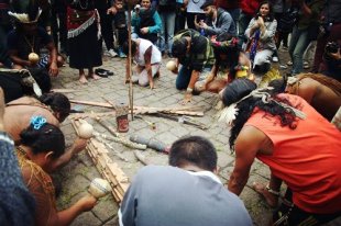 Indígenas fecham Avenida Paulista em ato pela demarcação de terras