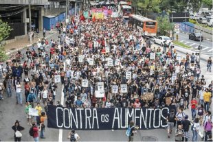 Todas e todos ao ato contra o aumento da passagem em São Paulo