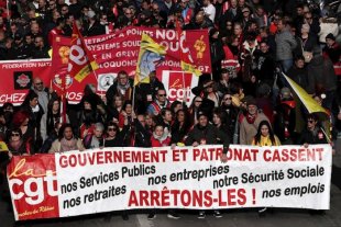 Nova jornada de manifestações na França contra a reforma da previdência