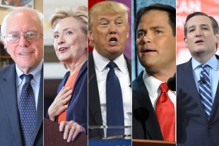 Como chegam os candidatos norteamericanos à 'SuperTerça'?