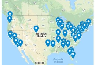 Mapa interativo: pandemia e greves nos Estados Unidos