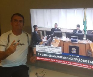 Bolsonaro sobre condenação de Lula: “continuarão se vitimizando, como fizeram no período militar"