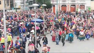 [Vídeo] Na Bolívia, continuam as mobilizações em La Paz contra o golpe de Estado 