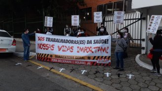 Trabalhadores do Hospital Saboya organizam ato por melhores condições de trabalho