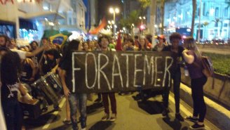 Ato contra a PEC e a MP do governo golpista pára agora ruas de Juiz de Fora