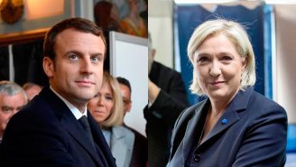Macron e Le Pen no segundo turno