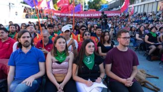 Chile: Centenas de pessoas participam do Ato Anticapitalista e Internacionalista chamado pelo PTR 