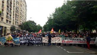 Décima segunda jornada de luta na França: contra a reforma trabalhista e o decreto de Hollande