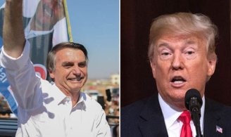 Reacionário Trump deseja boa relação com escravista Bolsonaro