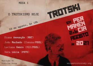 Trótski em permanência: Acompanhe nesta terça, às 19h, a mesa "O trotskismo hoje"