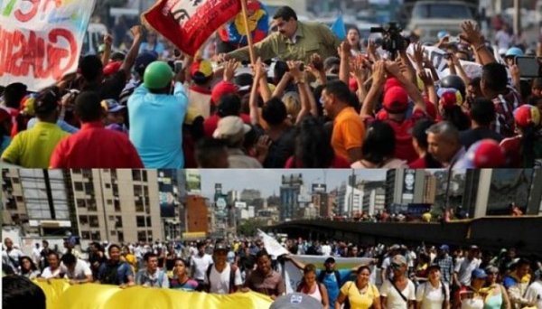 Apesar do recuo de Maduro a tensão continua com marchas e apelos às forças armadas