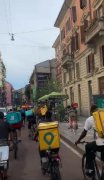Itália: Entregadores de aplicativo organizam protesto contra a precarização do trabalho