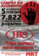 Campanha contra as precárias condições de trabalho da JBS e a demissão de Andréia Pires, readmissão já!
