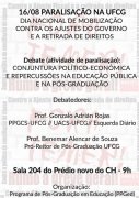 Na paralisação do dia 16/08 na Universidade Federal de Campina Grande (UFCG), Esquerda Diário participará de debate
