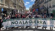 Manifestação em Madrid contra a guerra na Ucrânia: "Nem Putin, nem OTAN"