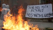 Segue no Chile os protestos contra a fome enquanto o país registra recorde de mortes e contágios