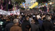 Milhares de pessoas tomam as ruas da Albânia contra o aumento dos alimentos e combustíveis