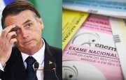 Bolsonaro admite falhas no ENEM mas inventa "sabotagem", para lavar a cara do governo