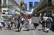 Uh! É união! Xarpi e grafitão!, ato contra a tortura sofrida por grafiteiros no Rio