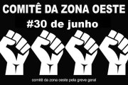 Comitê da Zona Oeste organiza panfletagens chamando a greve geral dia 30 de Junho
