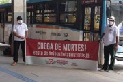 Recife: Rodoviários fazem ato em homenagem a companheiros mortos